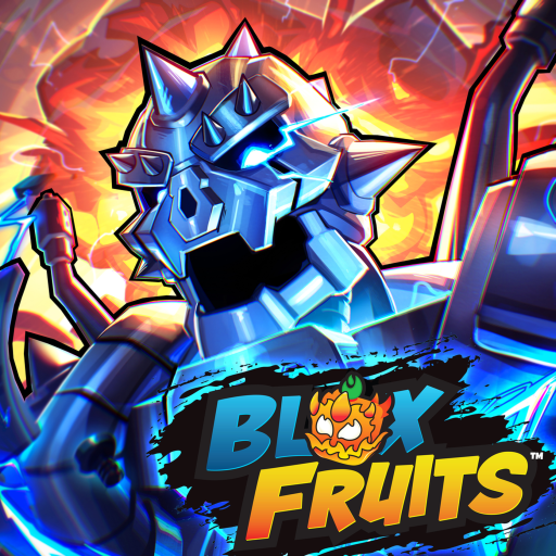 Icono oficial del juego Blox Fruits con el logotipo de Blox Fruits